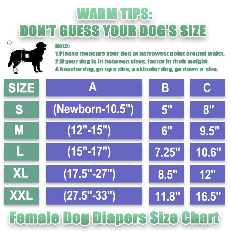 wegreeco Luxury Washable Reusable Dog Diapers (Stylish Pattern) - Female Dog Diapers, Doggie Diapers, 3 Pack (Fancy, Extra Large) - Image 2